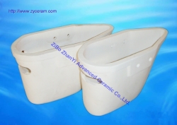 Aluminum Titanate Ceramic Casting Ladles For Conveying Liquid Aluminum